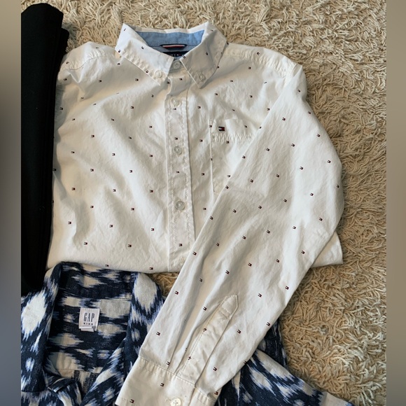 2 Boys Size 12 Husky dress pants and 5 dress Size Large shirts - Picture 2 of 5